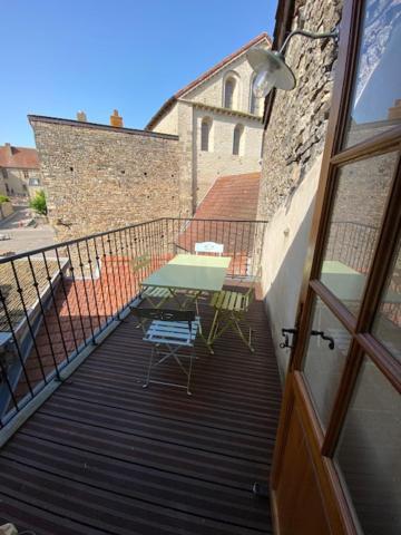 Ferienwohnung La Mansarde De L Abbaye Cluny Exterior foto